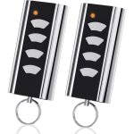 2 pi�ces t�l�commande garage pour normstahl entrematic rcu 433 - 4k, rcu 433 - 2k, ea433 2km, ea433 2ks, ...