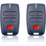 2 pices tlcommande pour portail bft mitto b rcb4, 433. 92mhz 4 boutons 4 canaux bleu rolling code ...