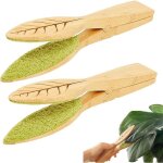2 pi�ces tongs de nettoyage des feuilles, nettoyeur de feuilles d'int�rieur, brosse de nettoyage de feuilles, ...