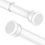 2 pi�ce tringle rideau extensible sans percage barre rideau douche telescopique barre douche r�glable ...