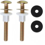 2 pi�ces vis pour si�ge de toilette, universel vis de fixation du couvercle des wc, abattant wc � charni�re ...