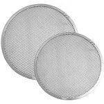 2 plaques � pizza perfor�es en alu pour cuisson au four 30 et 33 cm fm professional