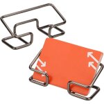 2 porte - cartes de visite noirs en m�tal pour 50 cartes, pour bureau et maison