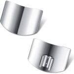 2 prot�ge - doigts inox ? s�curit� coupe / tranche en cuisine, facile d?entretien