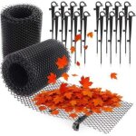 2 rouleaux de 6 m de filets de protection de toit, filtres de goutti�re avec 16 clips, adapt�s aux kits ...
