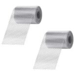 2 rouleaux de filet de protection pour gouttires, descentes pluviales et protection contre les feuilles ...