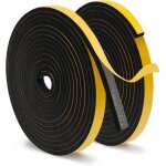 2 rouleaux joint fen�tre isolation joint porte mousse adh�sif 6mm x 12mm x 5m pour l'isolation acoustique ...