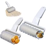 2 rouleau � losanges � p�tisserie en treillis cutter, emporte - pi�ces roulants, pizza lattice rouleau ...