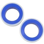 2 rouleaux de ruban adh�sif 12mmx0, 075xmmx10m - ruban d'�tanch�it�, joint de raccord filet� m�tal / ...