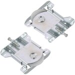 2 roulettes porte coulissante fer / nylon, pour armoires / fen�tres / portes, charge 30 kg, remplacement ...