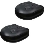 2 si�ges spa jacuzzi noirs, coussin d'�l�vation multifonctionnel, coussin �tanche gonflable, coussin ...
