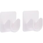 2 supports tringle douche autocollants t�lescopiques sans per�age robuste