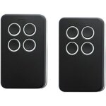 2 t�l�commandes universelles multifr�quences pour portail de garage 280 - 868 mhz pour les codes fixes ...