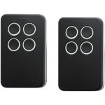 2 tlcommandes universelles multifrquences pour portail de garage 280 - 868 mhz pour les codes fixes ...