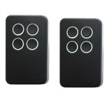 2 t�l�commandes universelles multifr�quences portail garage 280 - 868 mhz codes fixes et parties code ...