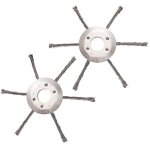 [jamais utilis�] 2 t�tes de coupe - herbe robustes en fil d'acier - accessoire de coupe - bordures universel ...