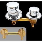 2 voies mitigeur thermostatique robinets de douche, laiton douche robinet cabine, mitigeur cabine de ...