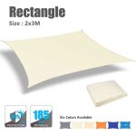 2 x 3m �tanche soleil abri pare - soleil protection voile d'ombrage auvent camping toile d'ombrage grand ...