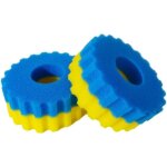 2 x bleu grossier & 2 x jaune fin, � 230 mm cpf 2500 / cpa 2500 / gpf 2500 mousse filtrante bassin mousse ...