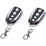 2 x �metteur � main 433 mhz porte de garage t�l�commande, compatible avec les mod�les nice flor - s, ...