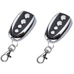 Alovez - 2 x metteur  main 433 mhz porte de garage tlcommande, compatible avec les modles nice flor ...