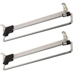 2 x porte - cintres coulissant - portemonteaux tlescopic - porte - vtements extractible - 300 mm