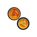 2 x roues tondeuses 53 dents roue motrice pour husqvarnaa electrolux, mcculloch, rally et autres tondeuses ...