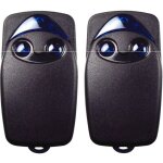 2 x t�l�commande de porte de garage �lectrique flo2r - s 433, 92 mhz � 2 boutons, compatible avec la ...