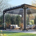 2 x4 m b�che transparente avec ?illets b�che transparente imperm�able, 420g / m� b�che couverture clair ...