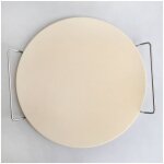 20. 6 cm - pierre � pizza pour grill et four