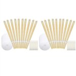 20 bougies auriculaires naturelles cire d'abeille �limination cire oreille kit nettoyage auditif