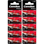 20 camelion ag3 / lr41 / 192 / 392 pile bouton longue dur�e de vie (date d'expiration marqu�)