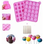 20 cavit� silicone plateau pop g�teau b�ton mould - lollipop party cupcake moule � g�teau, sans bpa