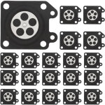 20 joints � membrane pour carburateur de tron�onneuse s�ries wt, wy, wz et wa, kit de membrane 95 - 526 ...