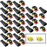 20 kit impermable  l'eau connecteur, voiture tanche connecteur lectrique, voiture fiche etanche, ...