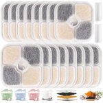 20 pcs filtre fontaine eau chat, avec 2 tuyaux pour la fontaine � boire catit pixi, filtre de remplacement ...