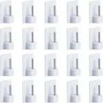 20 pcs rideaux crochets adhsifs pour tringle rideau crochet autocollant accroche rideau sans percage ...