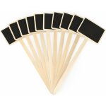 20 pieces 18. 6cm etiquette bois plante jardin potager extrieur tiquette de tableau noir de plante