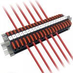 20 pi�ces bornier rail din electrique, domino electrique, cosses electriques a sertir, raccord rapide ...