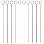 20 pi�ces brochettes pour barbecue, 35 cm pic a brochette, pique a brochette, brochettes � viande en ...