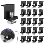 Amrinugl - 20 pi�ces supports de panneau solaire, 30 mm fixation panneau solaire, kit panneau solaire, ...