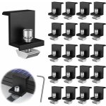 Dolaso - 20 pices supports de panneau solaire, 30 mm fixation panneau solaire, kit panneau solaire, ...