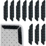 20 pi�ces tapis antid�rapants auto - adh�sifs, r�utilisables, lavables, pour parquet, carpettes et sols ...