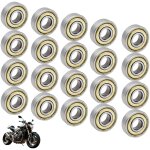 20 roulements � billes 608 zz en m�tal double blindage 8x22x7 mm ? roulements � roulettes pour skateboards, ...