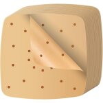 200 feuilles de cuisson pour airfryer 22cm - papier parchemin perfor antiadhsif, four et micro - ondes ...