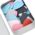 200 m�diators de guitare flexibles en abs abrazine, moul�s en forme de triangle, pour l'apprentissage ...