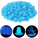 200 pcs pierre lumineuse, galet lumineux cailloux artificiels pierres dcoratives dans la nuit pour jardin ...