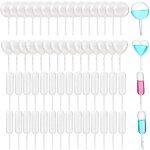 200 pices 4 ml pipettes  gteau en plastique, pipettes jetables, pipettes  presser - crea