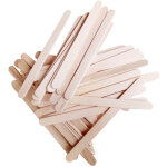 200 au total, baton bois, batonnet bois, baton glace, tailles - 114 mm x 10 mm x 2 mm?batonnet en bois, ...