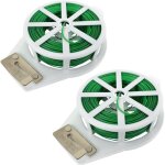 200m fil jardinage vert, lien attache plante avec coupeur pour convient pour le cerclage du jardin, les ...